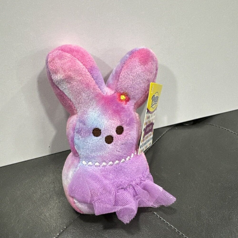 New Tie Dye Peeps Plush Pink With Tutu OC20